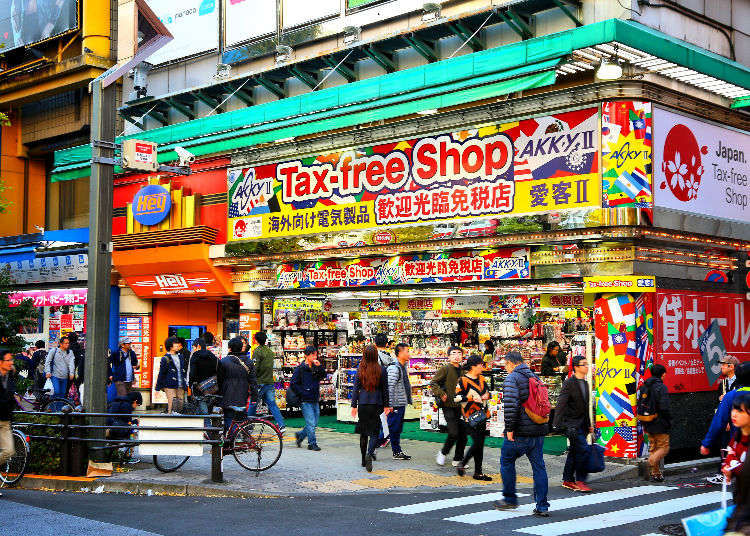 Tax free shop in Japan