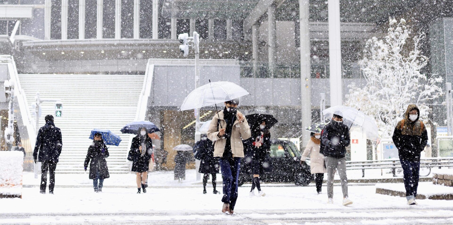 Tokyo snowfall warning