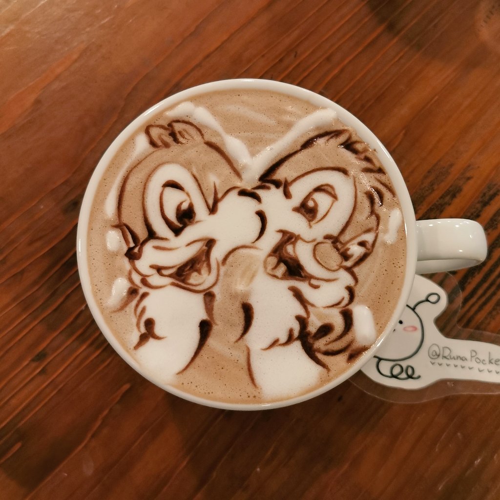 Japanese latte art Runa Kato