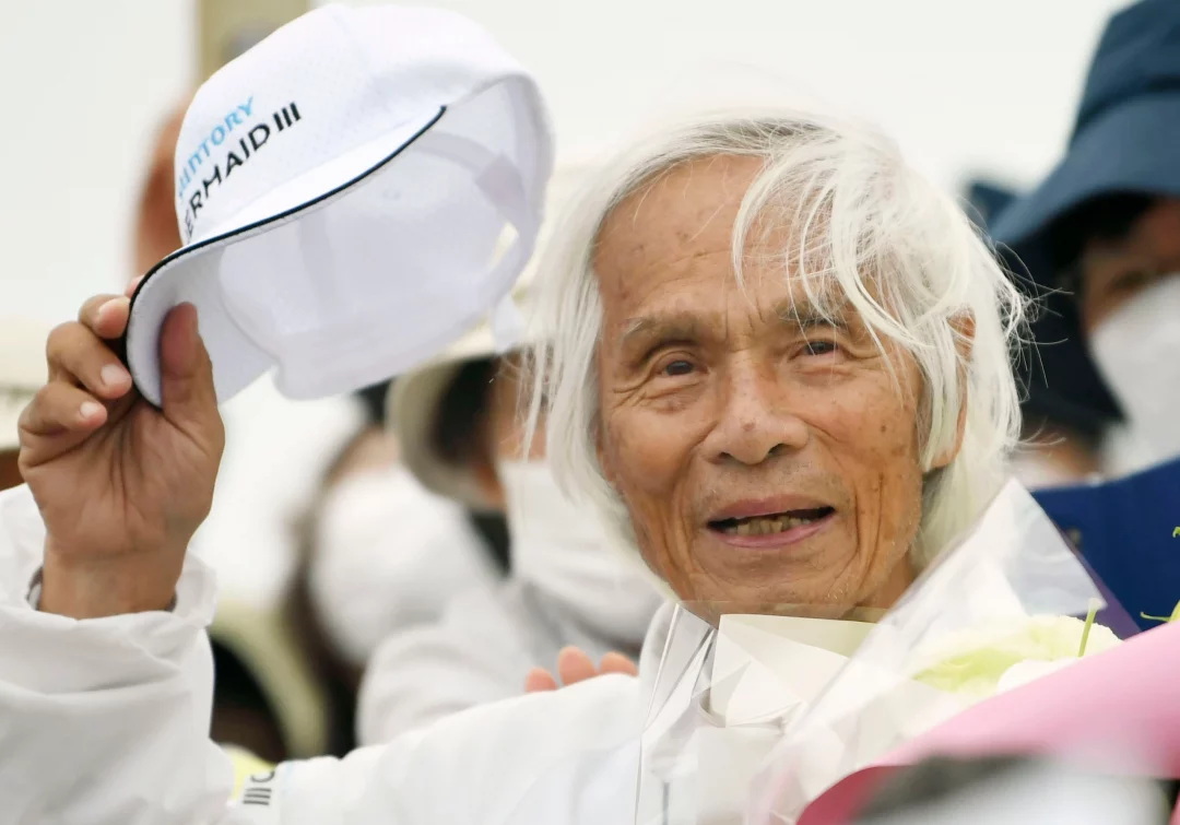 83 year old japanese man sails solo across Japan