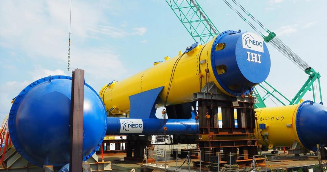 Japan's testing massive undersea turbines