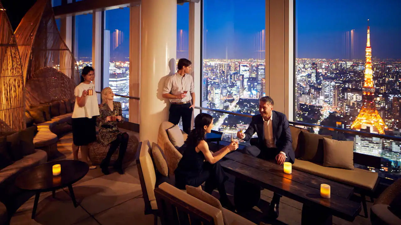Rooftop bars and restaurants in Tokyo
